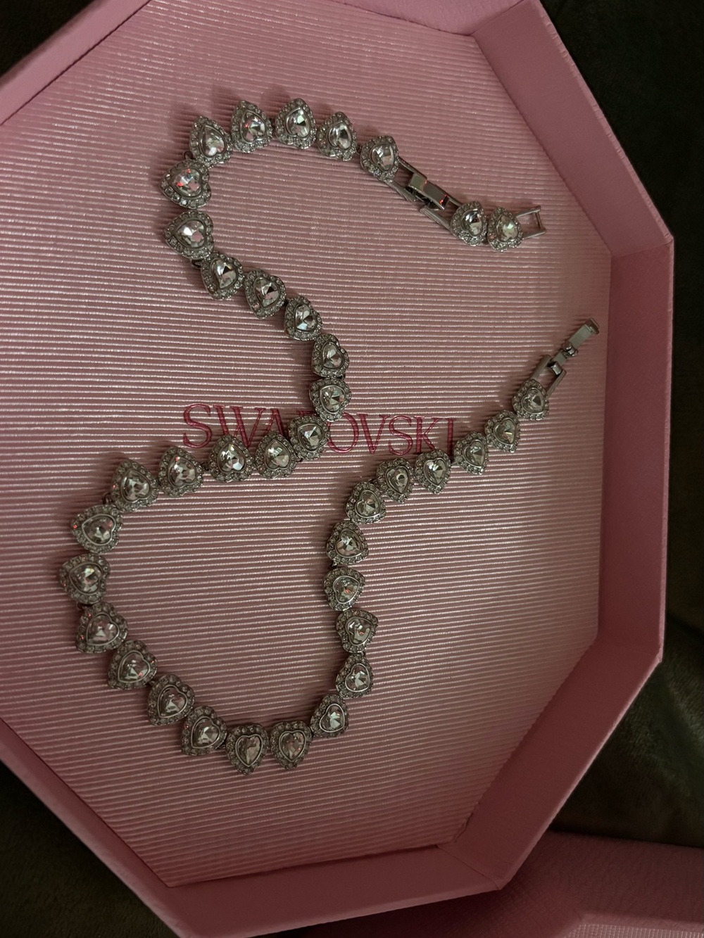 Swarovski Ariana Grande Heart Crystal Necklace - Picture 4 of 6